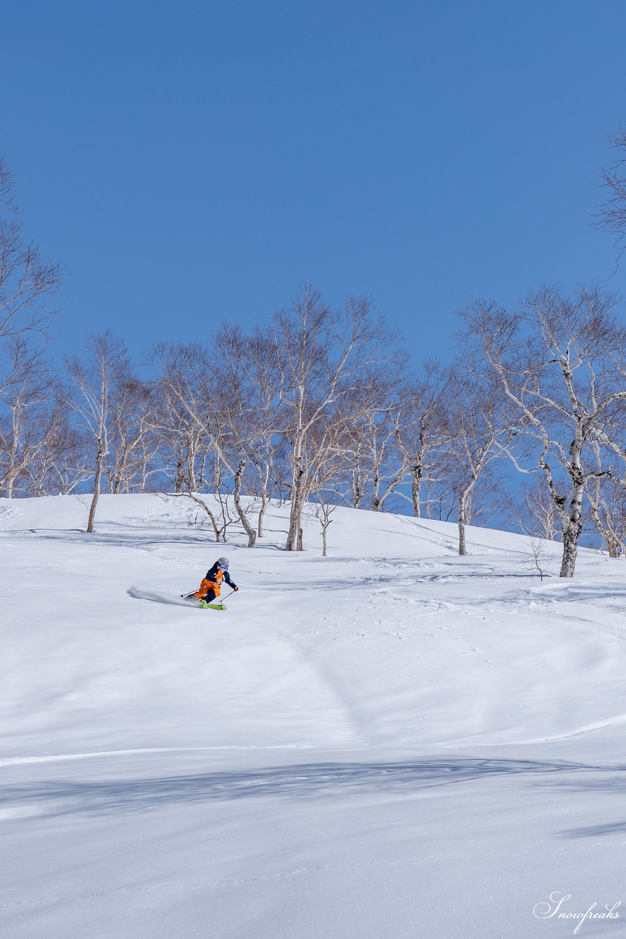 TeamKP・秋山穂香さんが滑る、絶景・春の大雪山旭岳(*^^*)